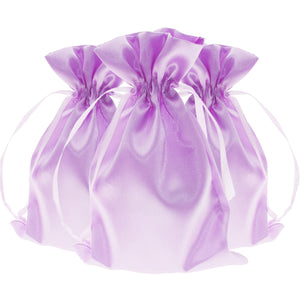 Knitial Lavender Satin Bags