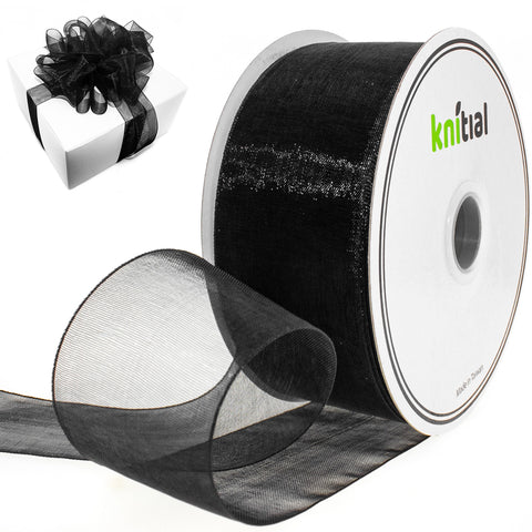 Knitial Brand Organza Ribbon 1-1/2" x 50 Yards