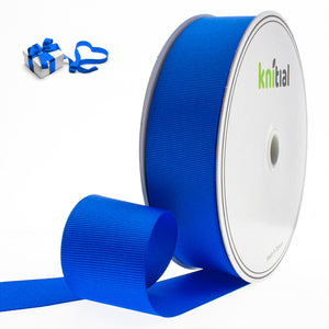 Knitial Blue Grosgrain Ribbon 1-1/2" x 50 Yards