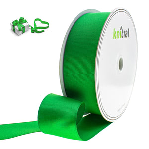 Knitial Green Grosgrain Ribbon 1-1/2" x 50 Yards