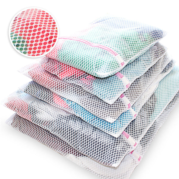 Knitial Honeycomb Laundry Mesh Bags Set of 6 Bags