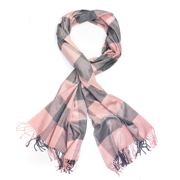 Cashmere Gingham Plaid Scarves