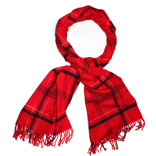 Cashmere Thin Plaid Scarves