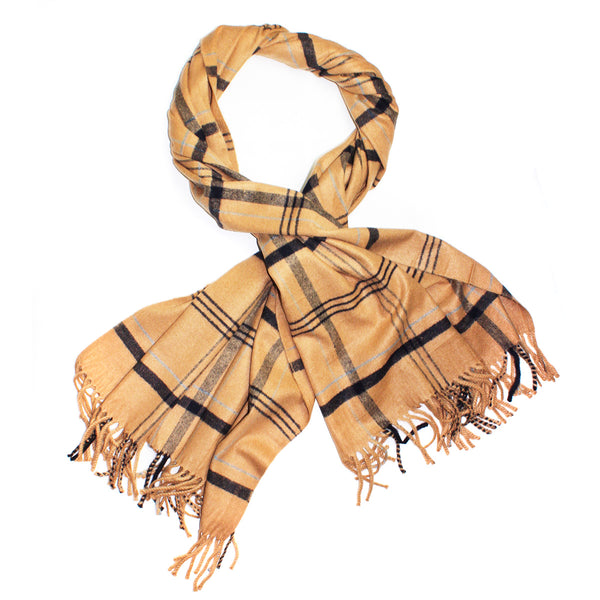Cashmere Thin Plaid Scarves